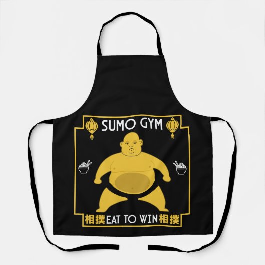 Grappige Sumo Wrestler Schort (Voorkant)