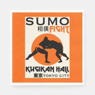 Grappige Sumo Wrestler Servet