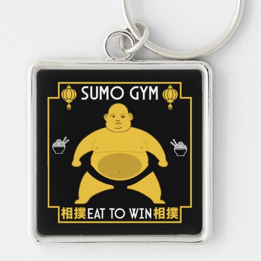 Grappige Sumo Wrestler Sleutelhanger (Voorkant)