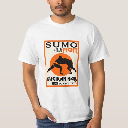 Grappige Sumo Wrestler T-shirt (Voorkant)