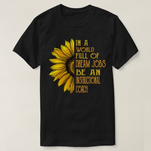 Grappige Sunflower's instructiekoetsen T-shirt (Design voorkant)