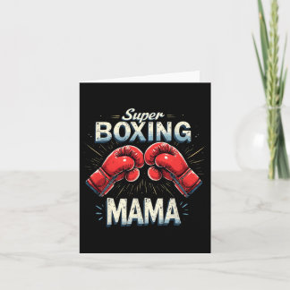 Grappige Super Boxing Mama Fighter Boxing Lovers D Kaart