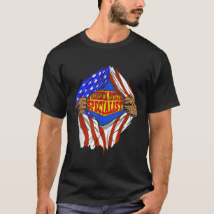Grappige super milieubescherming specialist hij t-shirt