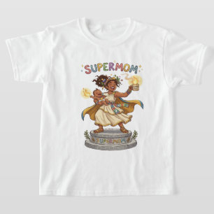 Grappige Super Moeder Griekse Godin Moederschap T-shirt