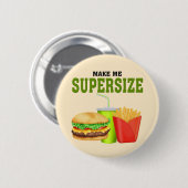 Grappige Superformaat Ronde Button 5,7 Cm (Voorkant /achterkant)
