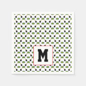 Grappige superheld Boom Bomb Smart INITIAAL Servet (Voorkant)