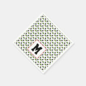 Grappige superheld Boom Bomb Smart INITIAAL Servet (Hoek)