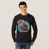 Grappige Superkalkoen Comic T-shirt (Voorkant volledig)