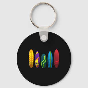 Grappige surf kunst voor mannen vrouwen kinderen s sleutelhanger