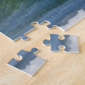 Grappige surfende kameel op oceaangolf Fun-puzzel Legpuzzel (Zijkant)