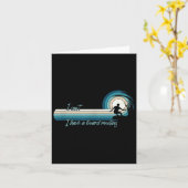 Grappige surfer Ik kan niet dat ik een bestuursver Kaart (Gele Bloem)