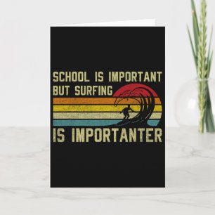 Grappige Surfer School Is Belangrijk Maar Surfen I Kaart