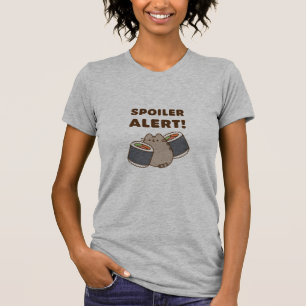 Grappige Sushi Kat Spoiler Alert T-shirt