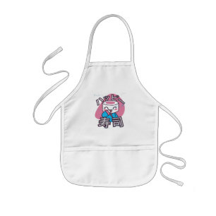 Grappige Sushi Meester Cartoon Ontwerp Kinder Schort