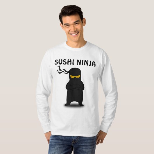 GRAPPIGE SUSHI T=shirten, NINJA T-shirt (Voorkant volledig)