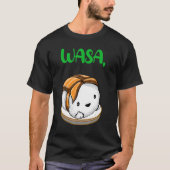 Grappige sushi wasabi base schattig paar matching t-shirt (Voorkant)