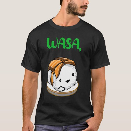 Grappige sushi wasabi base schattig paar matching  t-shirt (Voorkant)