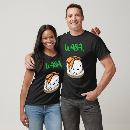 Grappige sushi wasabi base schattig paar matching t-shirt (Unisex)
