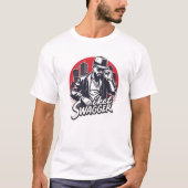 Grappige swagger stad t-shirt (Voorkant)