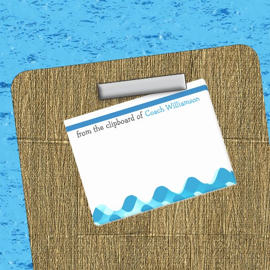 Grappige SWIM COACH Gepersonaliseerde Post-it Note