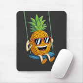 Grappige swingende ananas swinger Muismatten (Met muis)