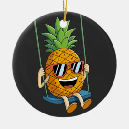 Grappige swingende ananas swinger Ornamenten