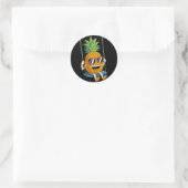 Grappige swingende ananas swinger Sticker (Tas)