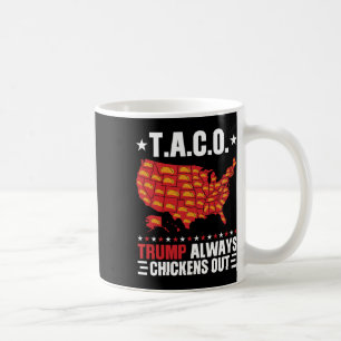 Grappige T.a.c.o Trump Kwijlt Altijd Uit Taco Usa  Koffiemok