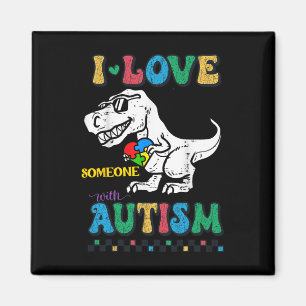 Grappige T.rex Dino Dinosaurus Ik Hou Van Iemand M Magneet