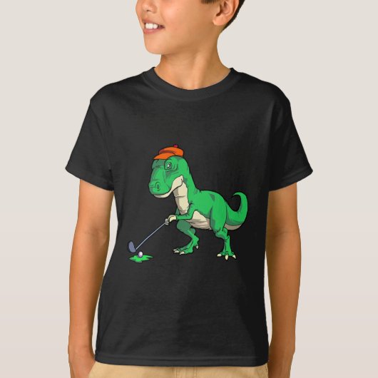 Grappige T Rex Dinosaur Golf Cadeaus Shirts Voor M (Voorkant)