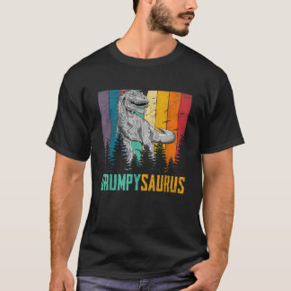 Grappige T Rex dinosaurus Grumpy Saurus familie va T-shirt