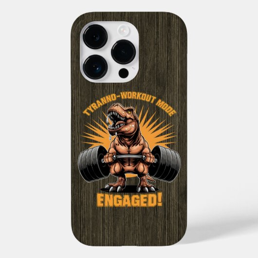 Grappige T Rex Dinosaurus Workout Fitness Gym Oefe Case-Mate iPhone Case (Achterkant)