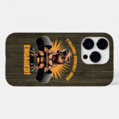 Grappige T Rex Dinosaurus Workout Fitness Gym Oefe Case-Mate iPhone Case (Achterkant (horizontaal))