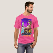 Grappige T Rex Fishsaurus Rex dinosaurus Vist gesc T-shirt (Voorkant volledig)