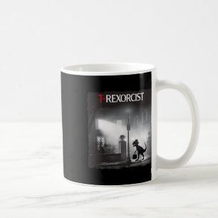 Grappige T-rex Horror Parodie Dinosaurus Halloween Koffiemok