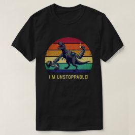 Grappige T-Rex Ik Ben Onstuitbaar Humor T-shirt