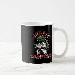 Grappige T-rex Karate Dino Martial Arts Kinderen  Koffiemok