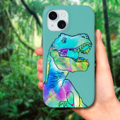 Grappige T-Rex kleurrijke dinosaurus Case-Mate iPhone Case