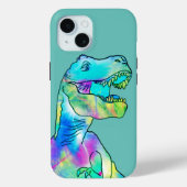 Grappige T-Rex kleurrijke dinosaurus Case-Mate iPhone Case (Achterkant)