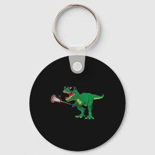 Grappige T Rex Lacrosse Dinosaur Lax Jongens Lacro Sleutelhanger