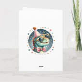 Grappige T-Rex Rawer-Some verjaardag Kaart (Achterkant)