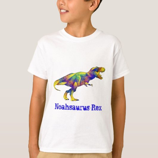 Grappige T-rex slogan T-shirt (Voorkant)