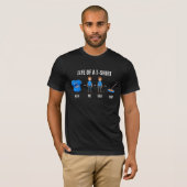 Grappige T-shirt Levenscyclus Humor (Voorkant volledig)