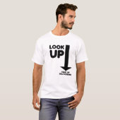 Grappige T-shirt Opzoeken (Voorkant volledig)