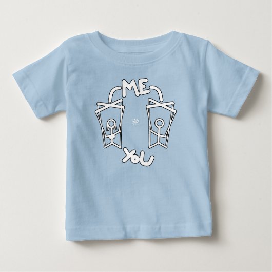Grappige T-shirt over de dynamiek tussen kinderen  (Voorkant)