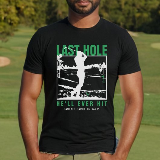 Grappige T-Shirt voor Golfthema Bachelorfeest - La