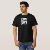 Grappige T-Shirt voor Mannen met 'Middle Riddle Di (Voorkant volledig)