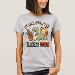 Grappige T-shirt voor Plant Moeder met Dinosaur di