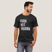 Grappige T-shirts Mannen Vrouwen, Grappig Eten Nie (Voorkant volledig)