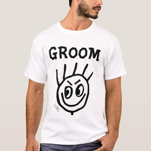 Grappige T-shirts voor de bruidegom (Voorkant)